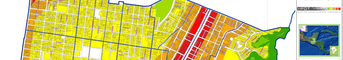 Mapa zona 1 Ciudad Guatemala