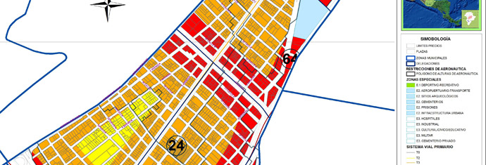 Mapa zona 8 Ciudad Guatemala