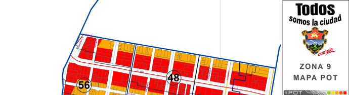 Mapa zona 9 Ciudad Guatemala